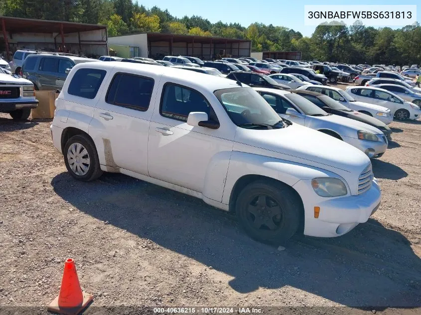 2011 Chevrolet Hhr Lt VIN: 3GNBABFW5BS631813 Lot: 40636215