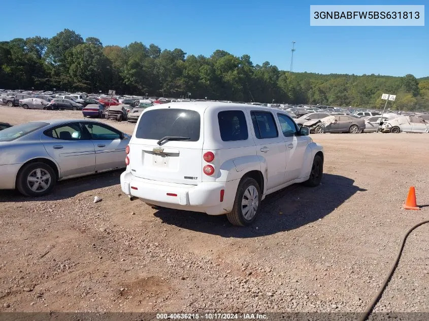 2011 Chevrolet Hhr Lt VIN: 3GNBABFW5BS631813 Lot: 40636215