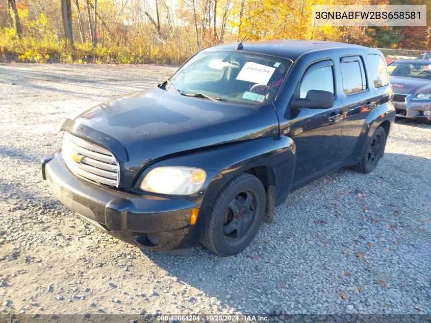 2011 Chevrolet Hhr Lt VIN: 3GNBABFW2BS658581 Lot: 40664204