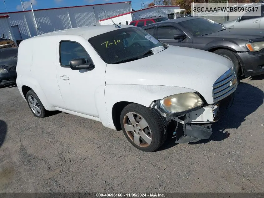 2011 Chevrolet Hhr Panel Ls VIN: 3GCAAAFW0BS596547 Lot: 40695166