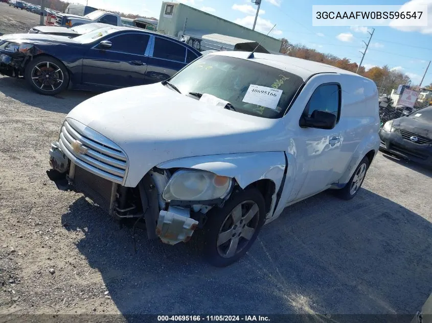 2011 Chevrolet Hhr Panel Ls VIN: 3GCAAAFW0BS596547 Lot: 40695166