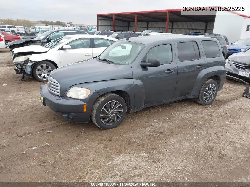 2011 Chevrolet Hhr Ls VIN: 3GNBAAFW3BS525225 Lot: 40716084