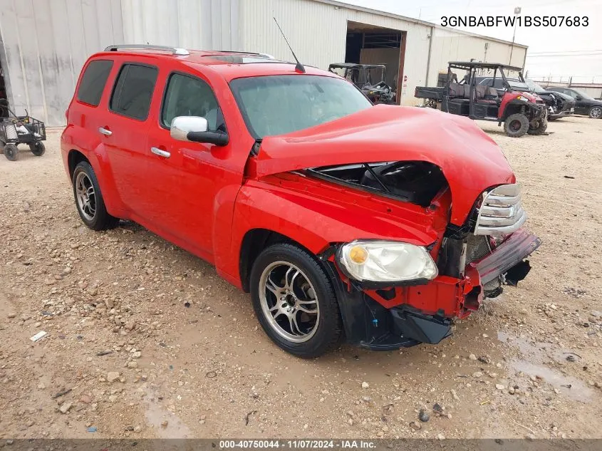 2011 Chevrolet Hhr Lt VIN: 3GNBABFW1BS507683 Lot: 40750044