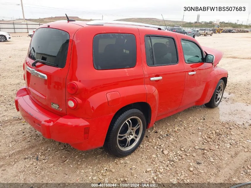 2011 Chevrolet Hhr Lt VIN: 3GNBABFW1BS507683 Lot: 40750044