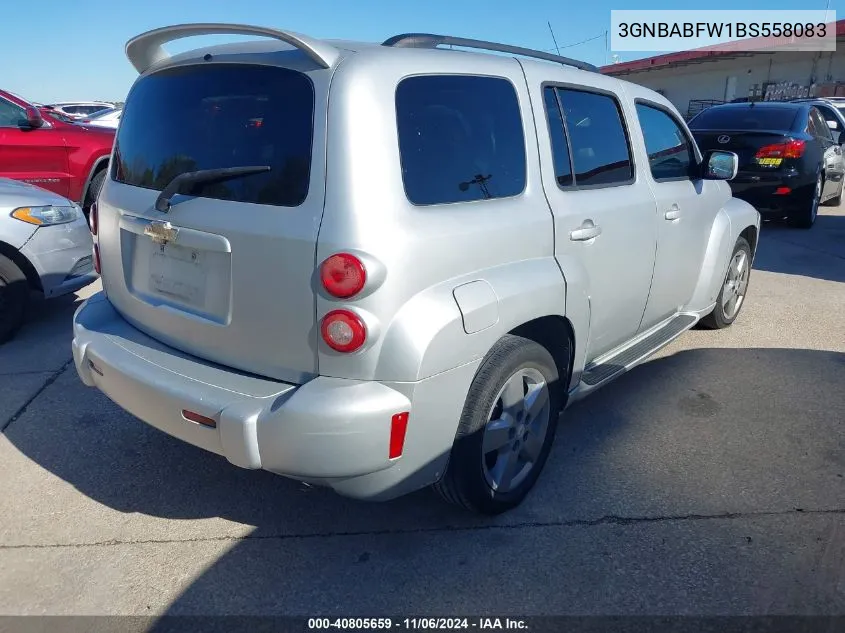 2011 Chevrolet Hhr Lt VIN: 3GNBABFW1BS558083 Lot: 40805659