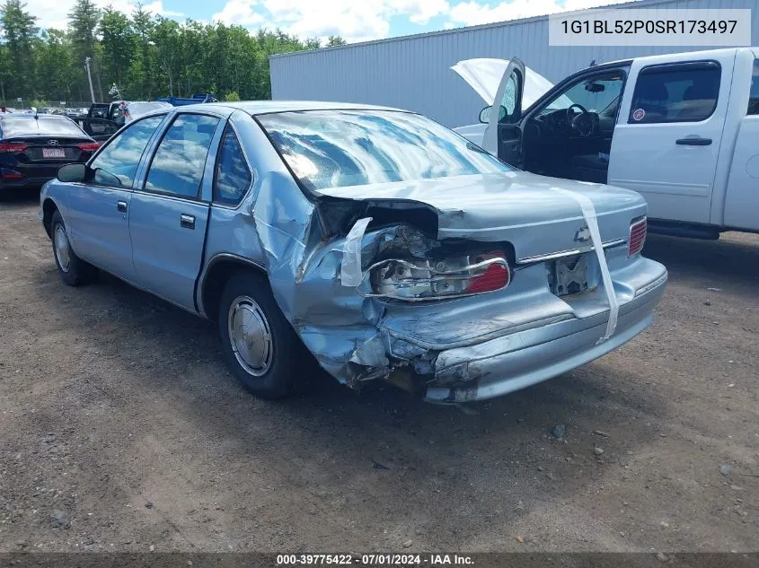 1995 Chevrolet Caprice / Impala Classic Ss VIN: 1G1BL52P0SR173497 Lot: 39775422