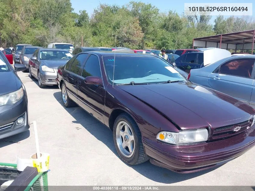 1995 Chevrolet Caprice / Impala Classic Ss VIN: 1G1BL52P6SR160494 Lot: 40386118