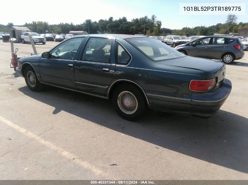 1996 Chevrolet Caprice / Impala Classic Ss VIN: 1G1BL52P3TR189775 Lot: 40331344