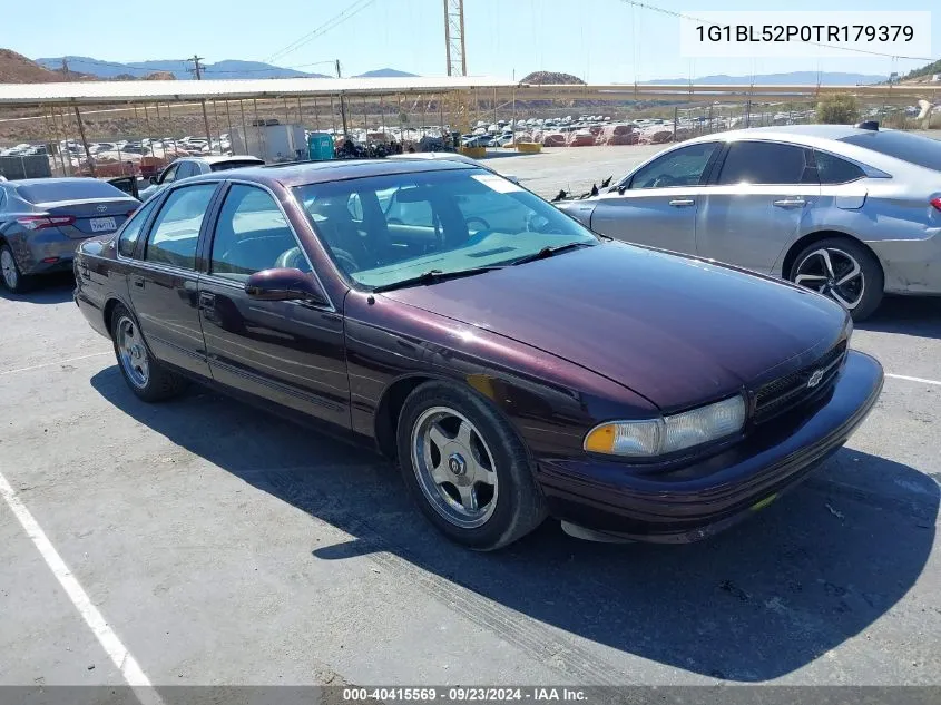 1996 Chevrolet Caprice / Impala Classic Ss VIN: 1G1BL52P0TR179379 Lot: 40415569