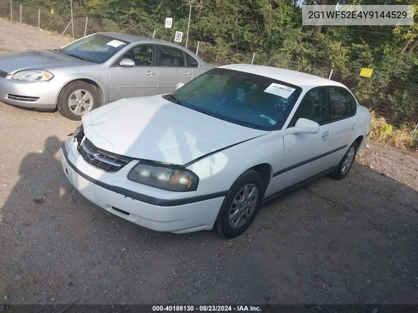 2000 Chevrolet Impala VIN: 2G1WF52E4Y9144529 Lot: 40188130