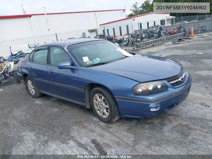 2000 Chevrolet Impala VIN: 2G1WF55E1Y9246902 Lot: 40238143