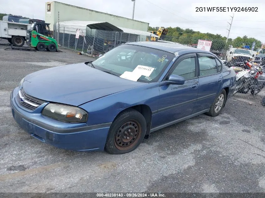 2000 Chevrolet Impala VIN: 2G1WF55E1Y9246902 Lot: 40238143