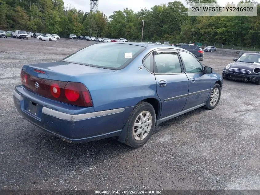 2000 Chevrolet Impala VIN: 2G1WF55E1Y9246902 Lot: 40238143