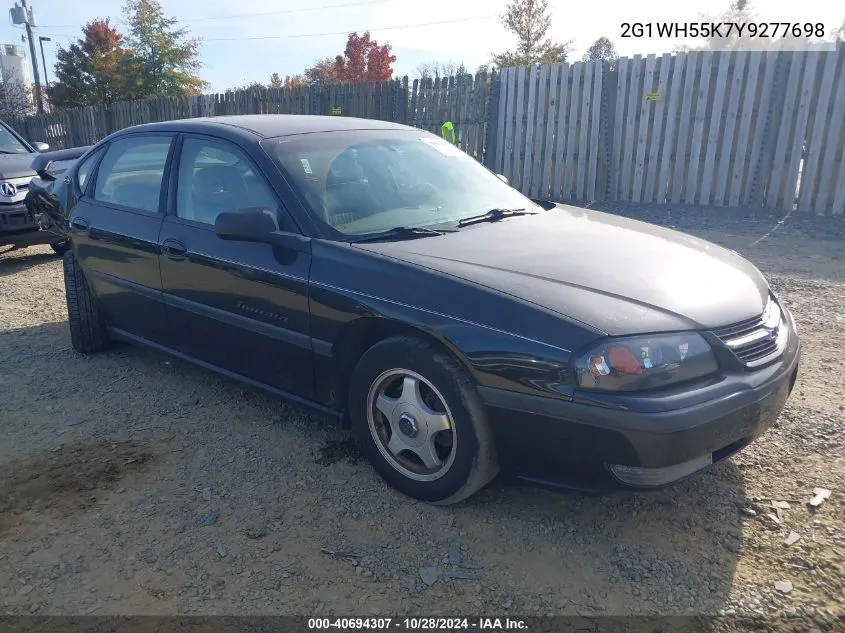 2000 Chevrolet Impala Ls VIN: 2G1WH55K7Y9277698 Lot: 40694307