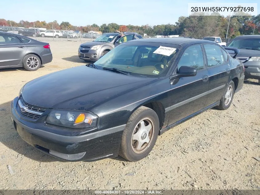 2000 Chevrolet Impala Ls VIN: 2G1WH55K7Y9277698 Lot: 40694307