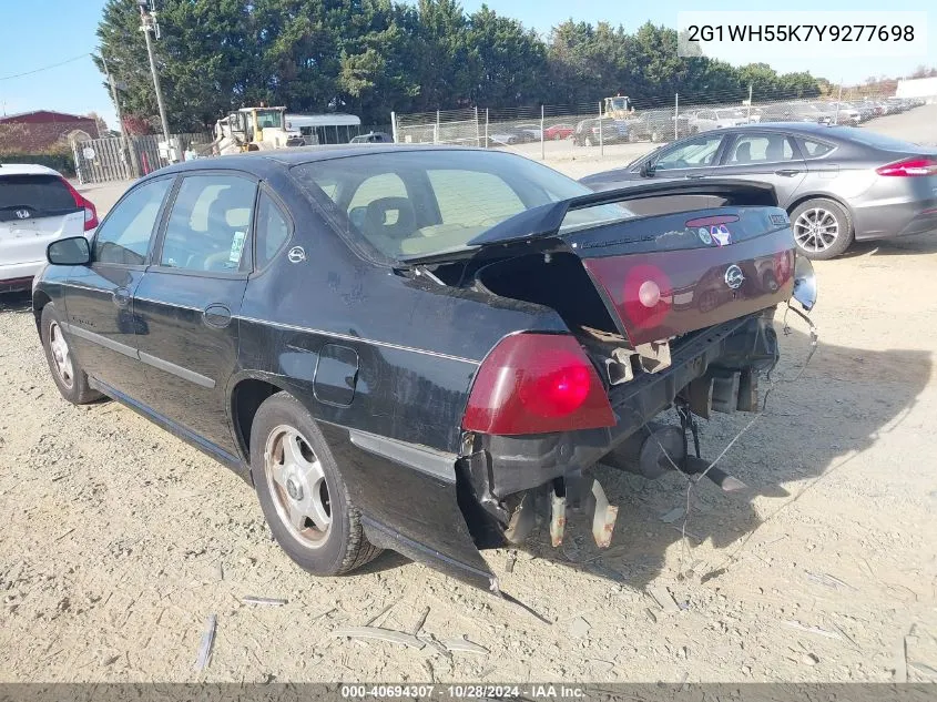 2000 Chevrolet Impala Ls VIN: 2G1WH55K7Y9277698 Lot: 40694307