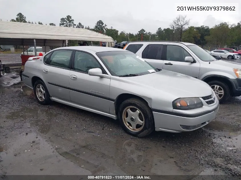 2000 Chevrolet Impala Ls VIN: 2G1WH55K0Y9379862 Lot: 40791823