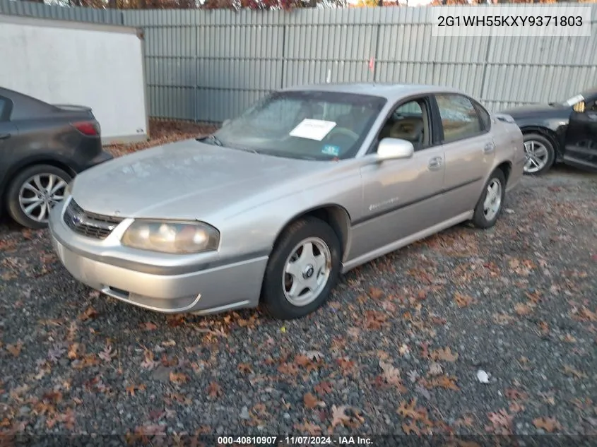 2000 Chevrolet Impala Ls VIN: 2G1WH55KXY9371803 Lot: 40810907