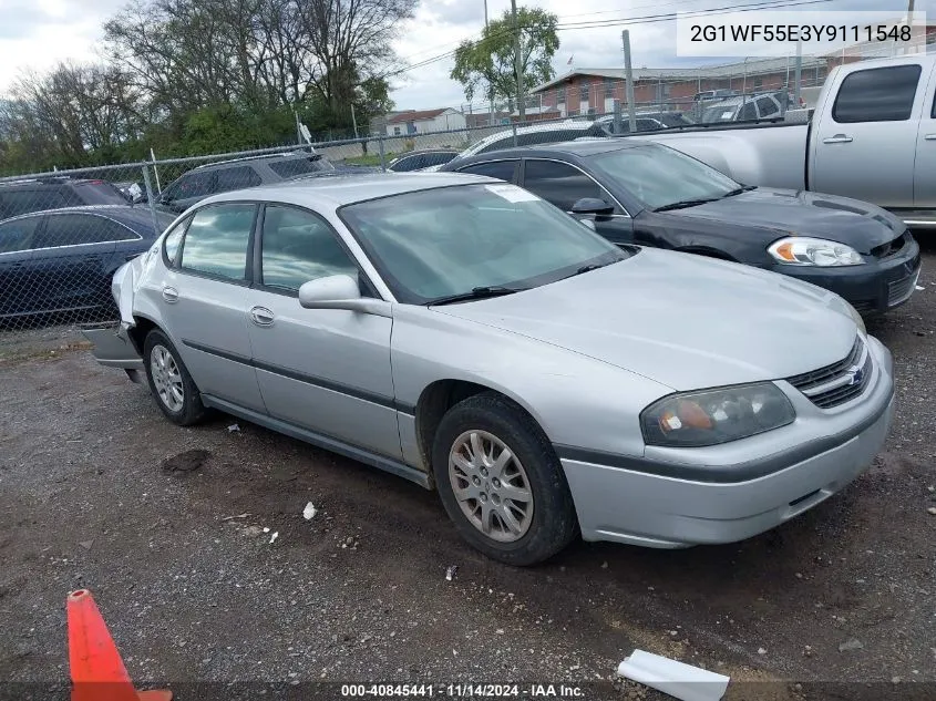 2G1WF55E3Y9111548 2000 Chevrolet Impala