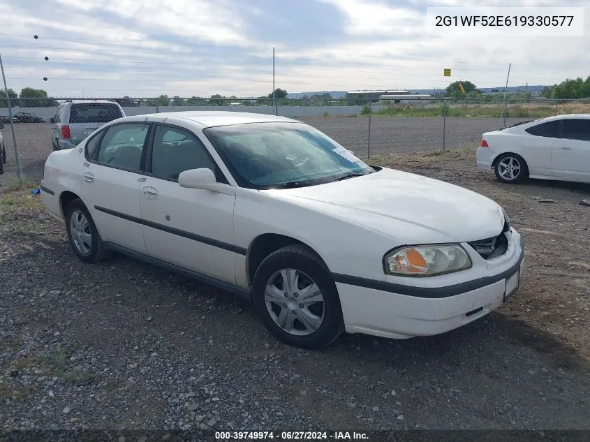 2001 Chevrolet Impala VIN: 2G1WF52E619330577 Lot: 39749974