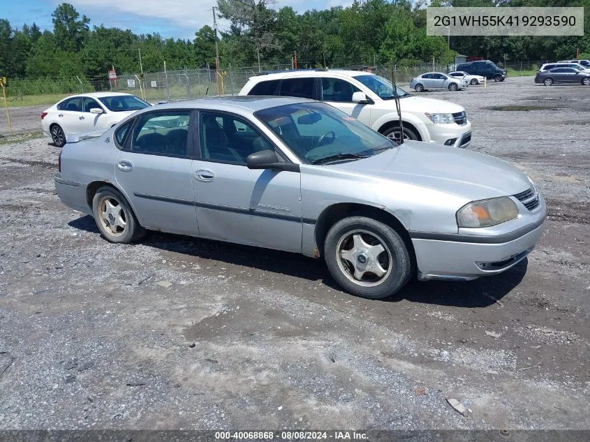 2001 Chevrolet Impala Ls VIN: 2G1WH55K419293590 Lot: 40068868