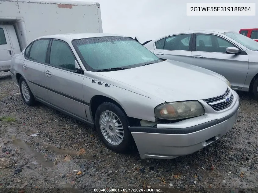 2001 Chevrolet Impala VIN: 2G1WF55E319188264 Lot: 40360081