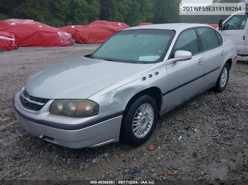 2G1WF55E319188264 2001 Chevrolet Impala