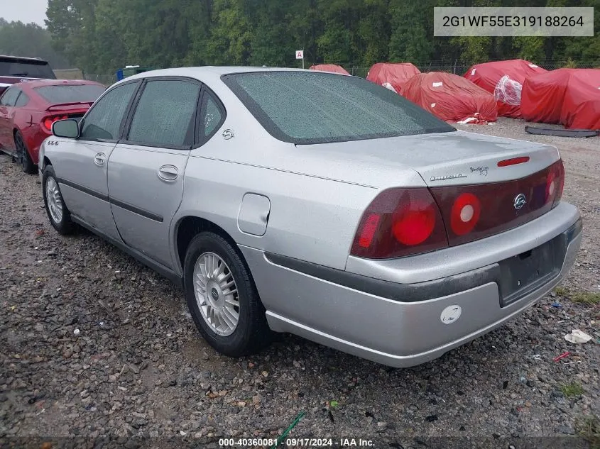 2G1WF55E319188264 2001 Chevrolet Impala