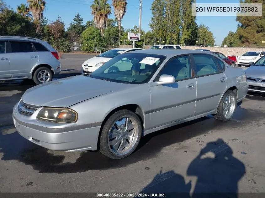 2001 Chevrolet Impala VIN: 2G1WF55E019375882 Lot: 40385322