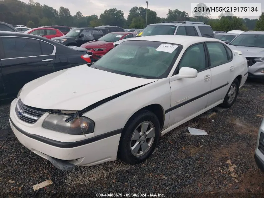 2001 Chevrolet Impala Ls VIN: 2G1WH55K219175134 Lot: 40483679