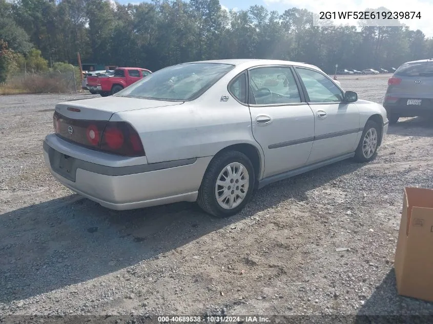 2001 Chevrolet Impala VIN: 2G1WF52E619239874 Lot: 40689538