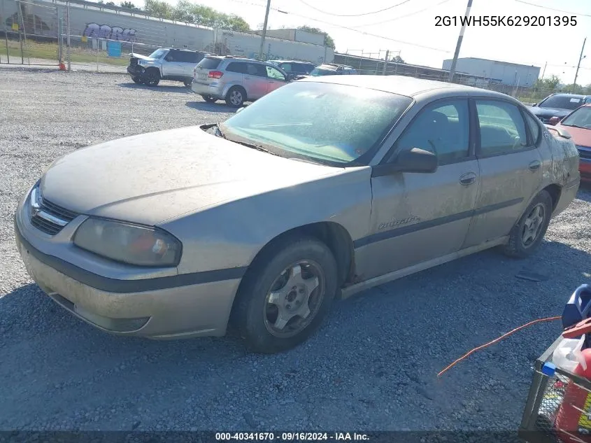 2002 Chevrolet Impala Ls VIN: 2G1WH55K629201395 Lot: 40341670