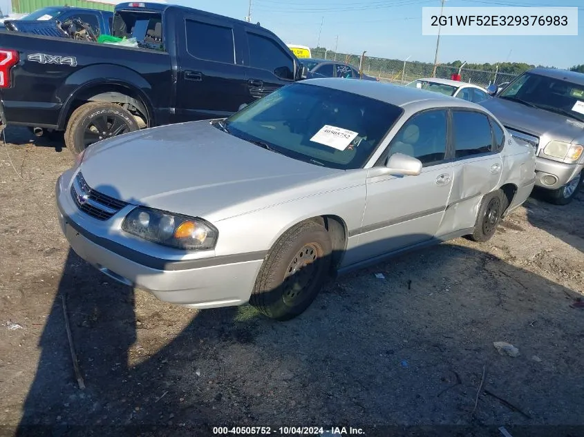 2002 Chevrolet Impala VIN: 2G1WF52E329376983 Lot: 40505752