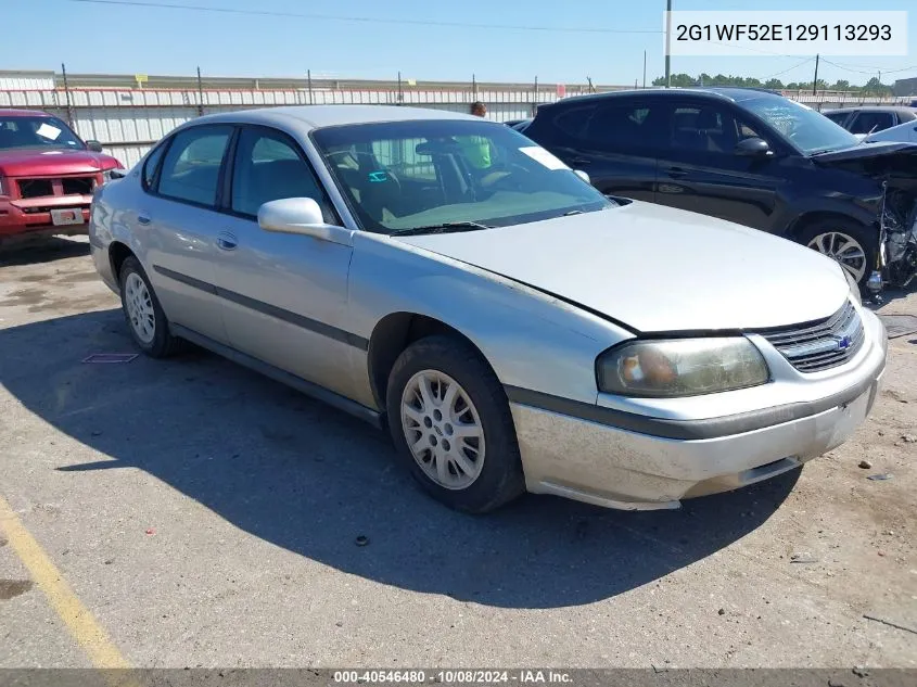 2002 Chevrolet Impala VIN: 2G1WF52E129113293 Lot: 40546480