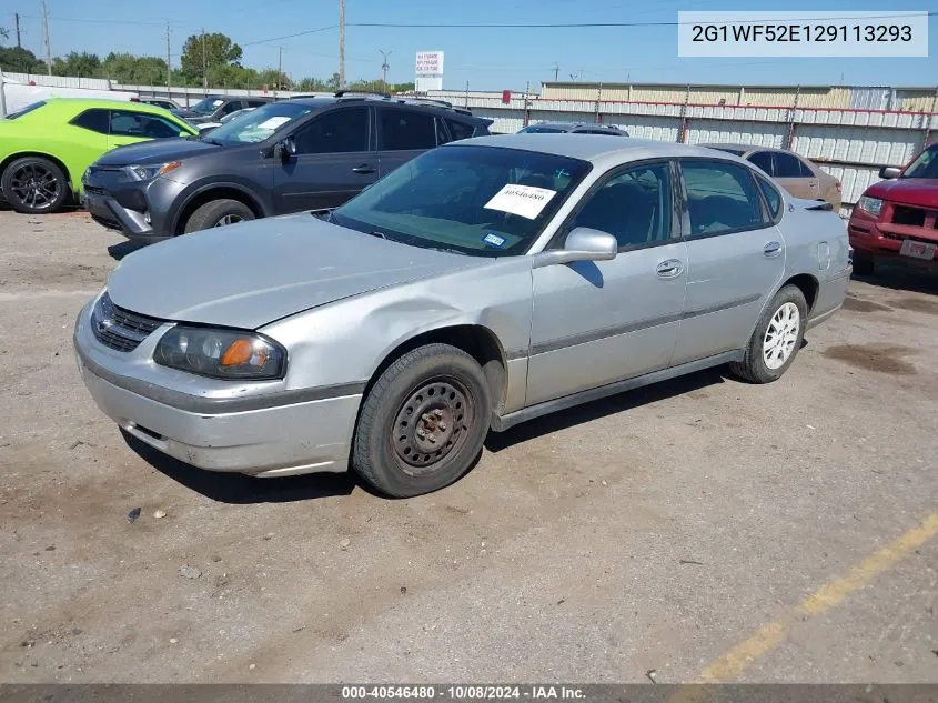 2002 Chevrolet Impala VIN: 2G1WF52E129113293 Lot: 40546480