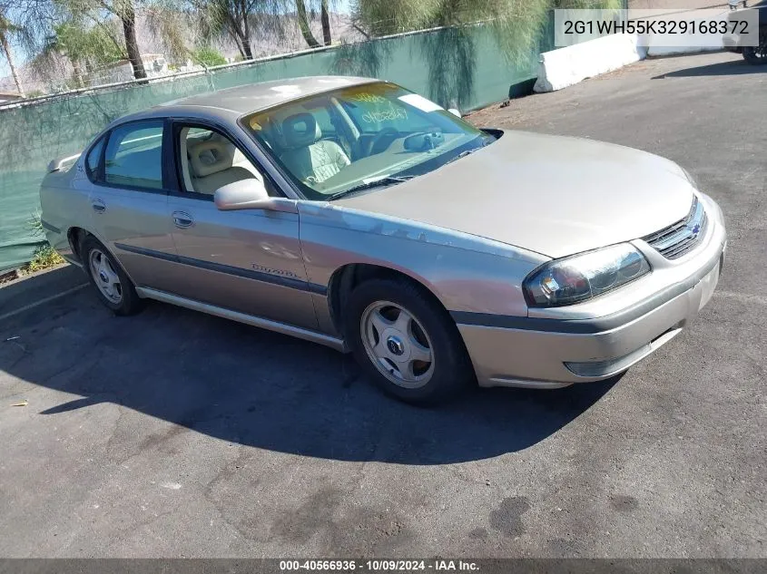 2002 Chevrolet Impala Ls VIN: 2G1WH55K329168372 Lot: 40566936