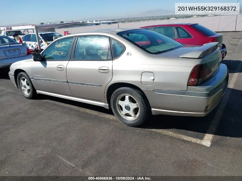 2002 Chevrolet Impala Ls VIN: 2G1WH55K329168372 Lot: 40566936