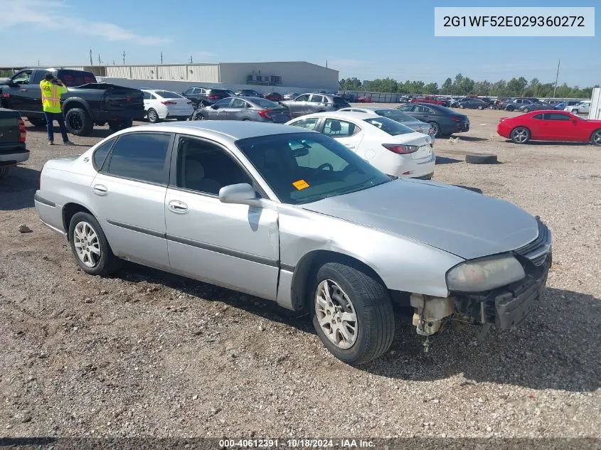 2002 Chevrolet Impala VIN: 2G1WF52E029360272 Lot: 40612391