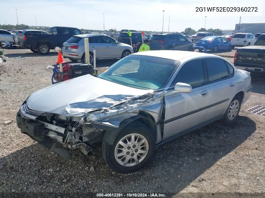 2002 Chevrolet Impala VIN: 2G1WF52E029360272 Lot: 40612391