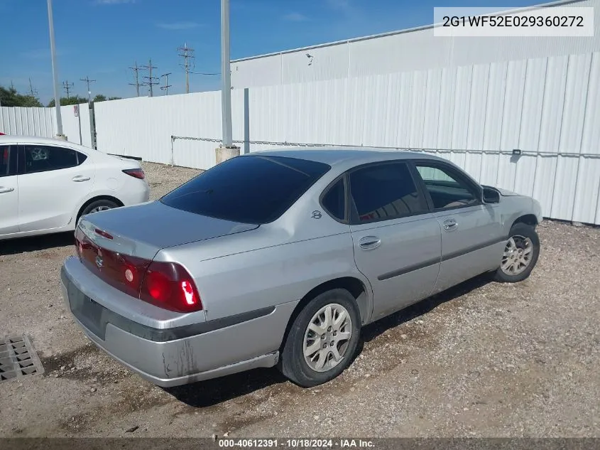 2G1WF52E029360272 2002 Chevrolet Impala