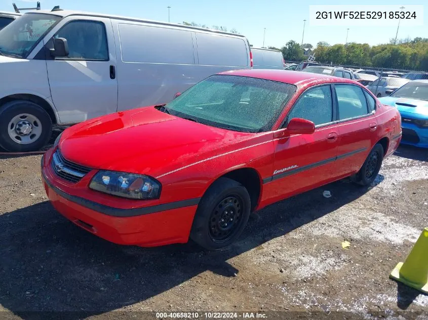 2002 Chevrolet Impala VIN: 2G1WF52E529185324 Lot: 40658210