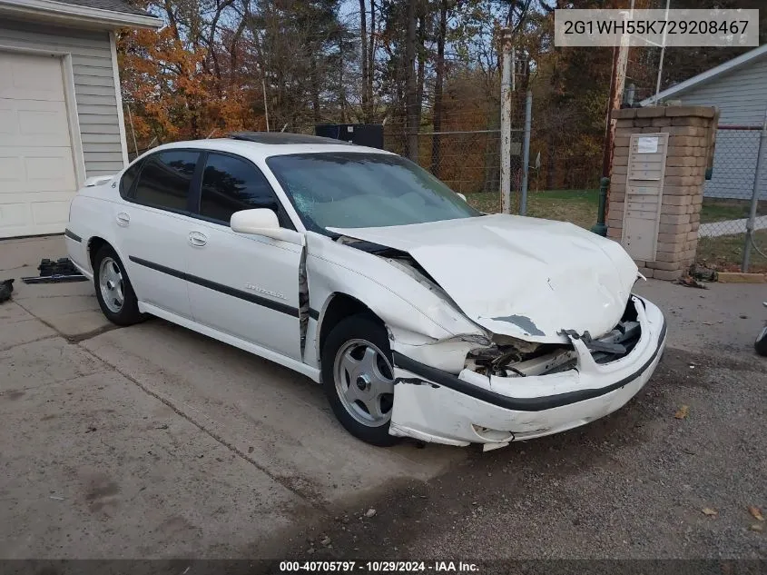 2002 Chevrolet Impala Ls VIN: 2G1WH55K729208467 Lot: 40705797