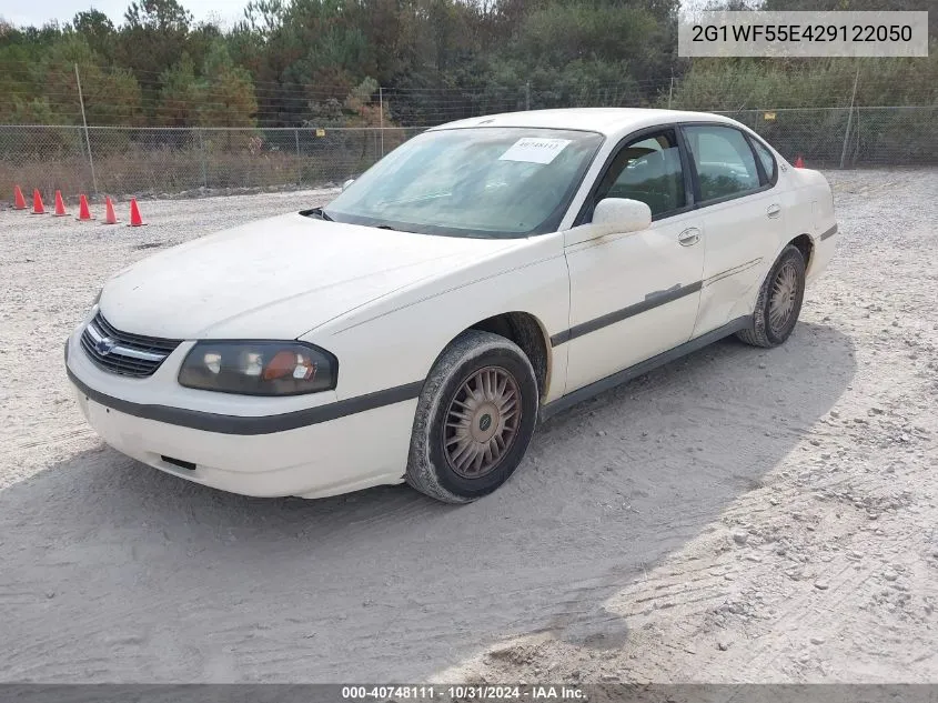 2002 Chevrolet Impala VIN: 2G1WF55E429122050 Lot: 40748111