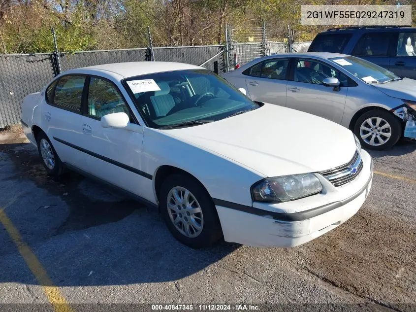 2G1WF55E029247319 2002 Chevrolet Impala