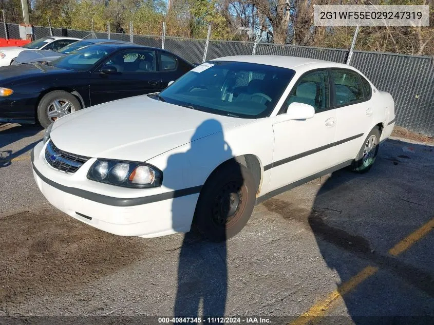 2G1WF55E029247319 2002 Chevrolet Impala