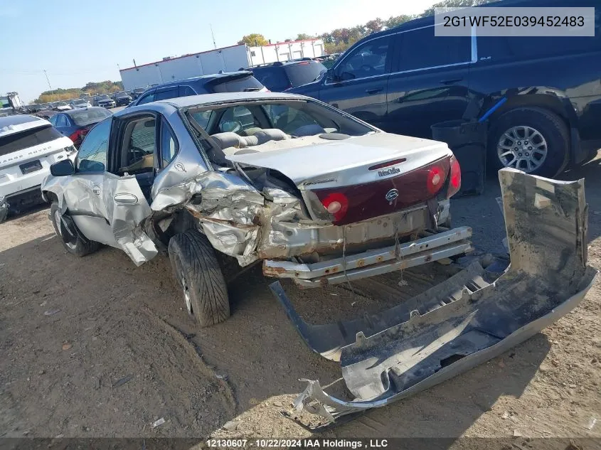 2003 Chevrolet Impala VIN: 2G1WF52E039452483 Lot: 12130607