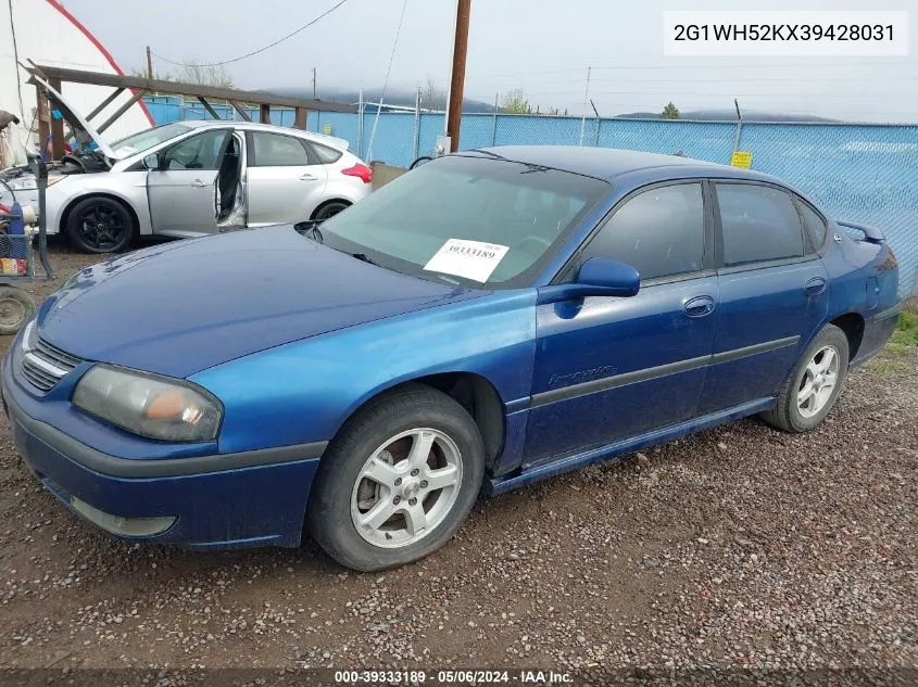 2003 Chevrolet Impala Ls VIN: 2G1WH52KX39428031 Lot: 40481062