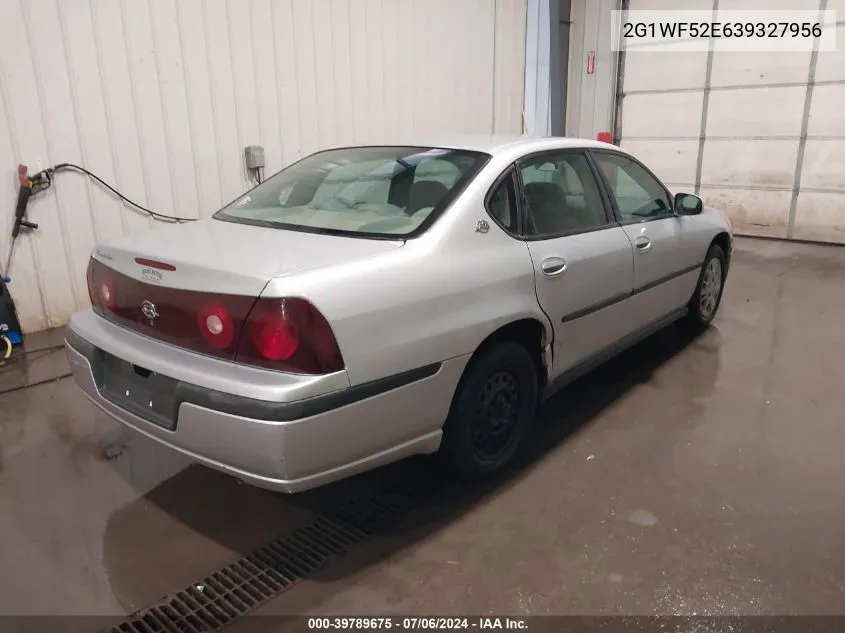 2003 Chevrolet Impala VIN: 2G1WF52E639327956 Lot: 39789675