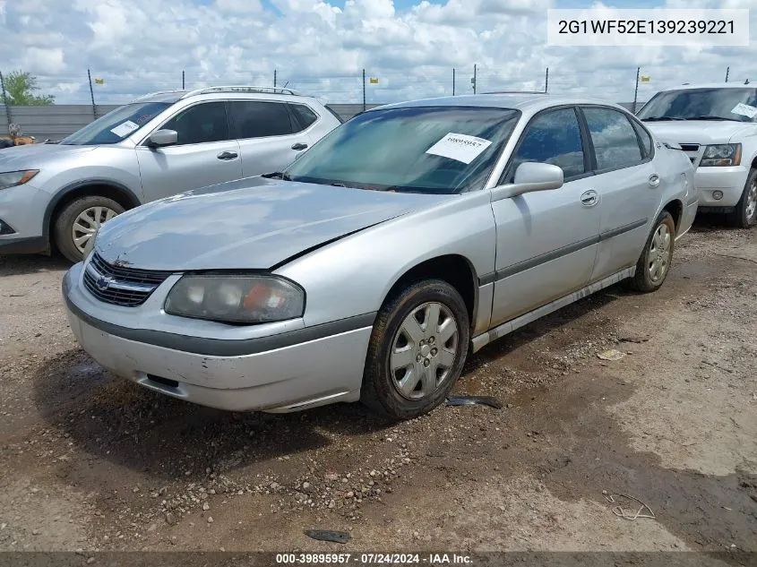 2003 Chevrolet Impala VIN: 2G1WF52E139239221 Lot: 39895957