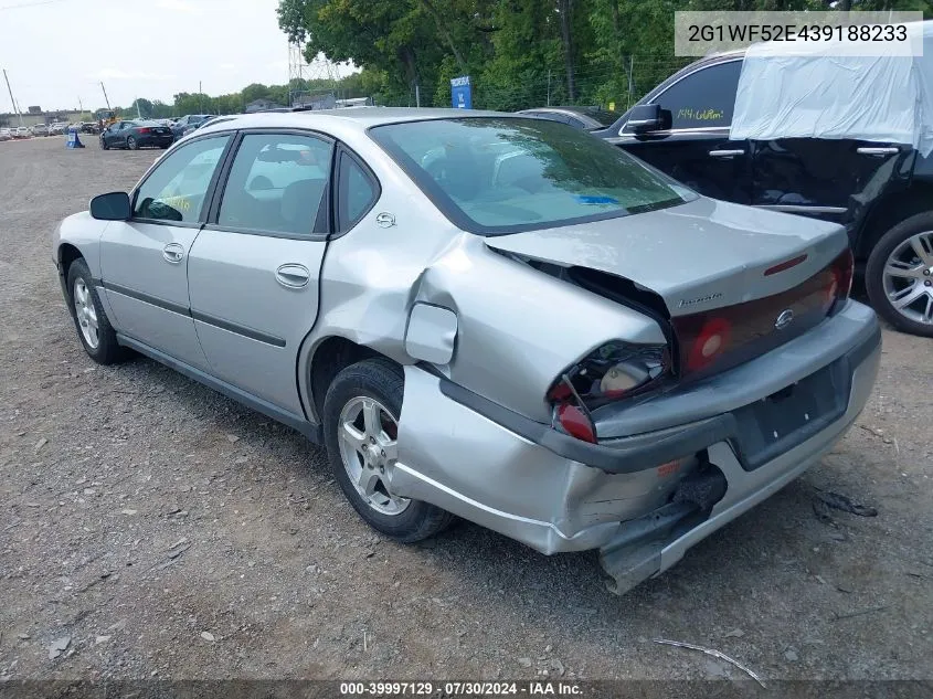 2003 Chevrolet Impala VIN: 2G1WF52E439188233 Lot: 39997129